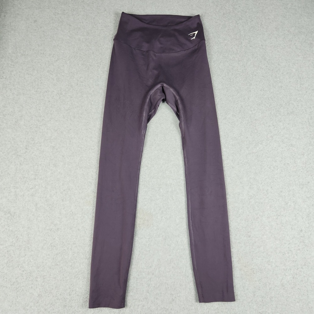 Gymshark Leggings Womens Small Purple Training High Rise Full Length Athleisure